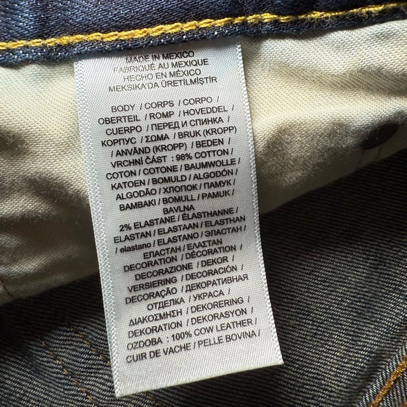 Polo Ralph Lauren Jeans The Sullivan Slim Size 40X30 Distressed Dark Wash - Picture 7 of 11